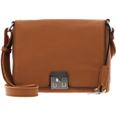 Afbeelding van FREDsBRUDER Leren Schoudertas Treasure Crossbag Cinnamon Bruine