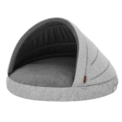 Afbeelding van HOBBYGARDEN Hondenmatras, huisdierenbed, hondenhok, kussen, ligstoel, hondenmand, bed, bank, dierenbed, hondenrustplaats, hondensofa, matras, 65 x cm, grijs