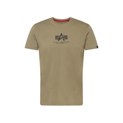 Afbeelding van Alpha Industries Tshirt print, Heren, Maat: Small, Oliv