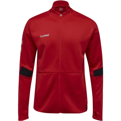 Afbeelding van Hummel Sportjas grijs / rood zwart