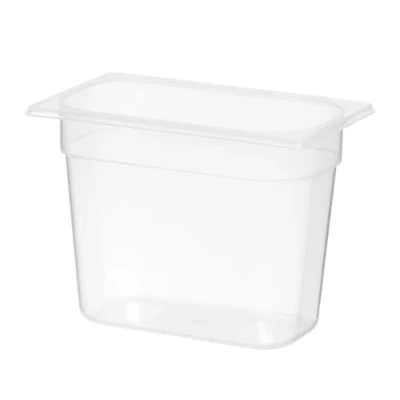 Afbeelding van HENDI Gastronorm Bak 1/4 PP Transparant 5.5 L 265x162x(H)200 mm