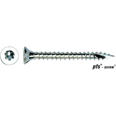 Afbeelding van PFS+ Spaanplaatschroef VZK Staal 4 x 45 mm