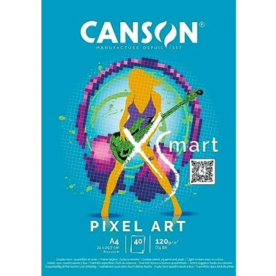 Afbeelding van CANSON XSmart Tekenpapier, wit, glad, 120 g/m², lange zijde, A4 21 x 29,7 cm, 40 vellen