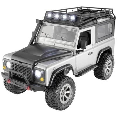 Afbeelding van Reely Zilver Brushed 1:16 RC auto Elektro Crawler 4WD RTR 2,4 GHz Incl. accu en lader