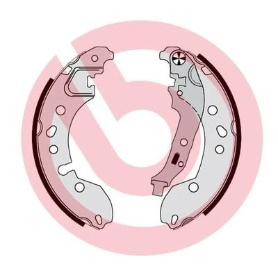 Afbeelding van Brembo Remschoen set S 68 548