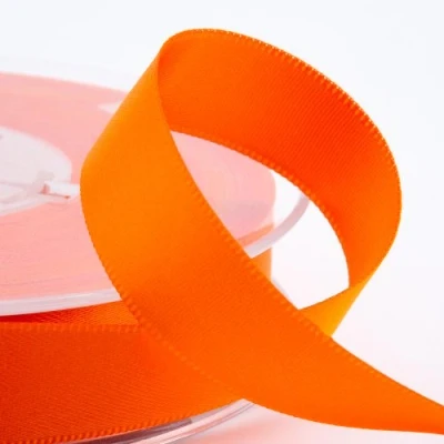 Afbeelding van Italian Options Satijnen lint, 10 mm breed x 25 meter rol, oranje