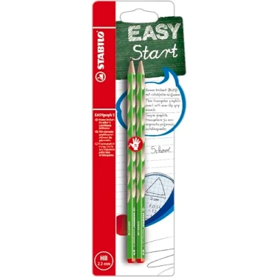 Afbeelding van STABILO EASYgraph S HB groen R 2 stuks