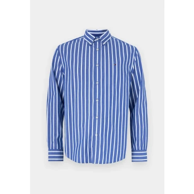 Afbeelding van Tommy Hilfiger FLEX Nautical Overhemd, Heren, Maat: XS, White / wedge blue