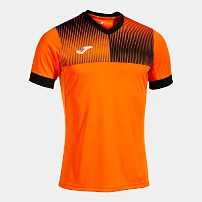 Afbeelding van T shirt met korte mouwen Eco Supernova oranje zwart