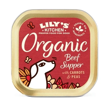 Afbeelding van Lily&#039;s Kitchen Dog Organic Beef Supper 11X150 GR