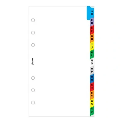 Afbeelding van Filofax vulling personal A Z tabbladen gekleurd