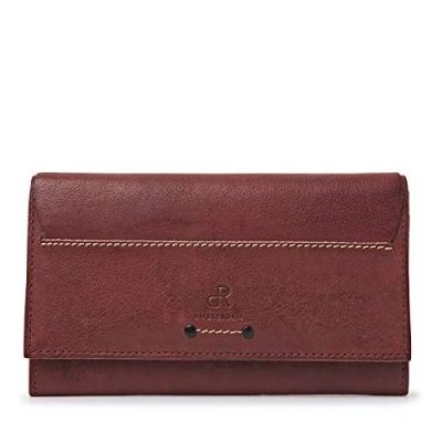Afbeelding van dR Amsterdam Tampa Damesportemonnee brown II