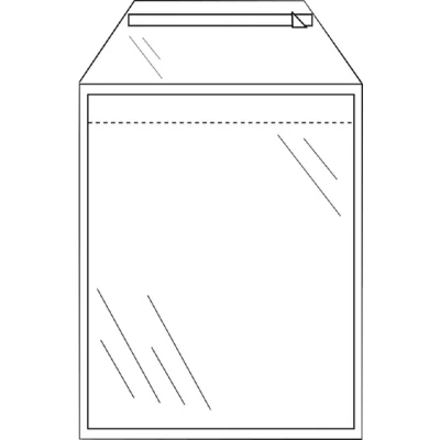 Afbeelding van Envelop CleverPack akte A4 220x300mm zelfkl. transp. 50stuks
