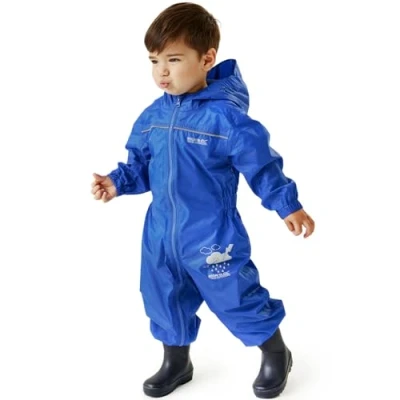 Afbeelding van Regenpak Regatta Puddle IV Rain Suit Blauw Maat 104