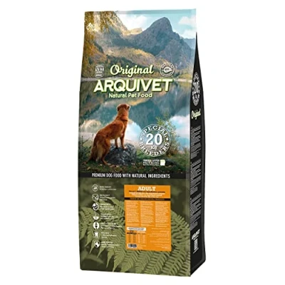 Afbeelding van Arquivet Original Adult Hondenvoer voor volwassen honden, kip en rijst, hondenvoer, droogvoer gezond voer, 20 kg