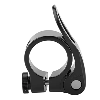 Afbeelding van Keenso Zadelpenklem 28 6 mm 25 4 Aluminium Snelsluiting (Zwart) Rijden 25.4 Pinces De Colonne Siège