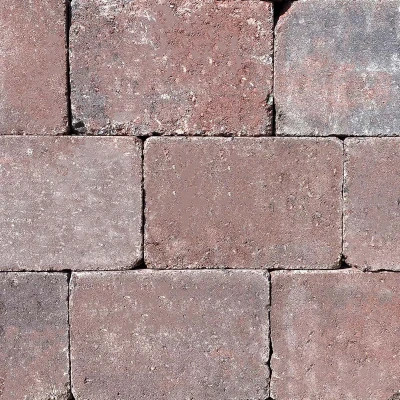 Afbeelding van Gardenlux Pebblestones Plus 20x30x6 Cm Rood/Bruin Authentieke uitstraling