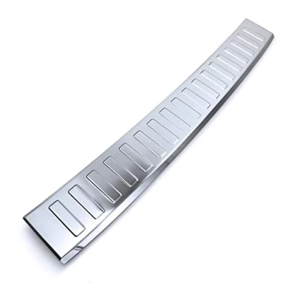 Afbeelding van tuning art BL957 Achterbumperprotector met afschuining voor VW T Cross Typ C1, Kleur:Zilver