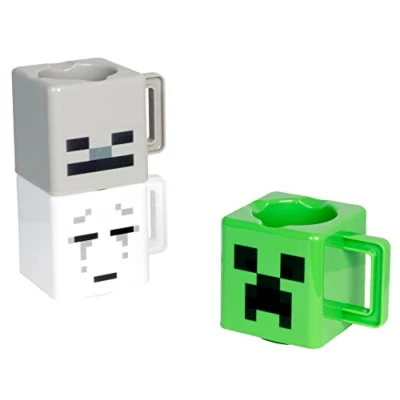 Afbeelding van Minecraft Stapelbare Mokken (set van 3) Paladone