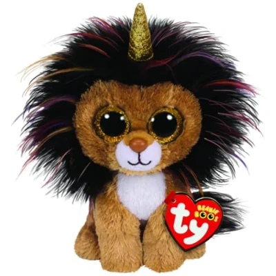 Afbeelding van Ty Beanie Leeuw met Hoorn Ramsey 15 cm