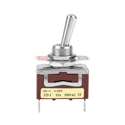 Afbeelding van 1 st 15A 250 V Aan uit Momentary Tuimelschakelaar 2 Pin Positie 12mm