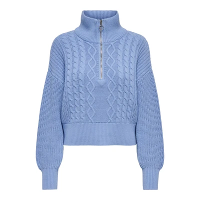 Afbeelding van ONLY Onldoritta Trui, Dames, Maat: Small, Grapemist