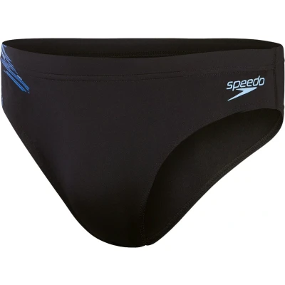 Afbeelding van Speedo MENS TECH Panel Brief Zwemslips, Heren, Maat: 4, Black/curious blue