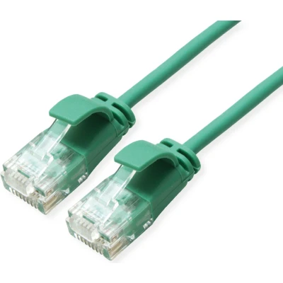 Afbeelding van ROLINE UTP Data Center Patchkabel Cat.6A (Class EA), LSOH, extra dun, groen, 2 m
