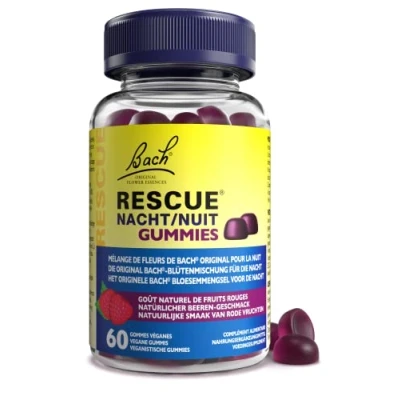 Afbeelding van gratis verzending: 2x Bach Rescue Gummies Nacht 60 stuks