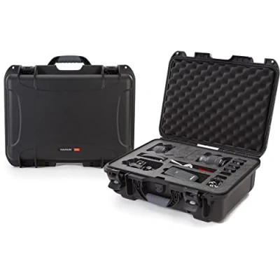 Afbeelding van Nanuk 925 waterdichte draagtas met schuiminzetter voor Canon, Nikon 1 DSLR Body en lenzen/lenzen zwart