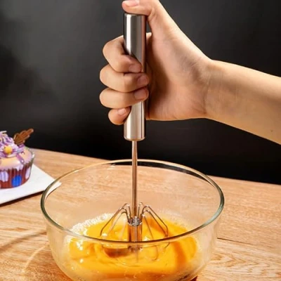 Afbeelding van roestvrij staal ballon garde niet stick handgarde voor mengen, kloppen, Halfautomatische Garde, meer arbeid en tijdwinst, kloppen roeren, Keuken Whisk