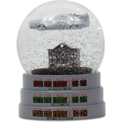 Afbeelding van Back to the Future Decoratieve Sneeuwbol 65mm Kerst Sneeuwbal