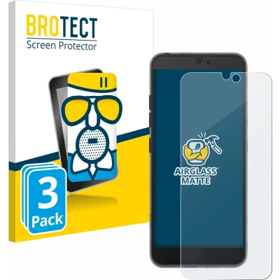 Afbeelding van BROTECT Antireflecterende Glas Screen Protector Mat voor Fairphone 3 (3 Stuks) Schermbeschermer [Beschermglas Folie niet Gehard Glas]