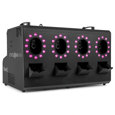 Afbeelding van BeamZ Cyclone400 Rook en bellenblaasmachine combi Met lichteffecten