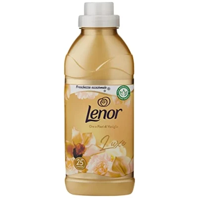 Afbeelding van Lenor Wasverzachter concentraat voor wasmachine, 200 wasbeurten (8 x 25), goud en vanillebloemen, een uitstekende frisheid zachtheid, geïnspireerd op de natuur