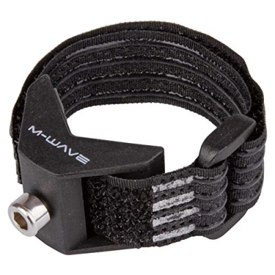 Afbeelding van M Wave ADA BC Flex 2 flessenhouder adapter, klittenbandmontage, paar, zwart