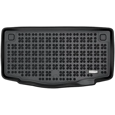 Afbeelding van M MOTOS Beige rubberen kofferbakmatten voor Hyundai i10 II 2013 2019 Maak uw reis comfortabeler met de antislipmat all weather bootmat, bescherming tegen vuil