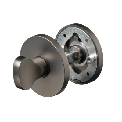 Afbeelding van Ostiumhome Deurbeslag WC Slot Gun Metal Basio