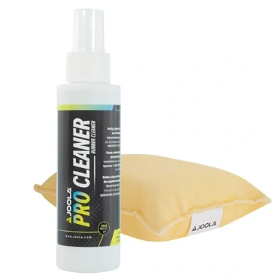 Afbeelding van JOOLA tafeltennis Rengøringssæt Pro Cleaner vloerbedekking, reiniger en reinigingsspons, transparant, 125 ml EU