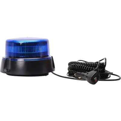 Afbeelding van WAS Zwaailicht W112 853.2 12 V, 24 V werkt op boordnet Zuignapvoet, Schroefmontage, Magneetbevestiging Blauw