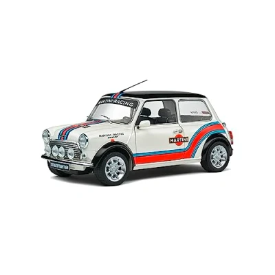 Afbeelding van Mini Cooper Sport Martini Evocation 1998 1:18 Solido