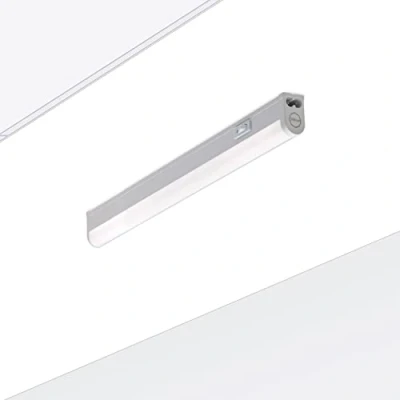 Afbeelding van Oktaplex 2x onderkastverlichting keuken LED Riga 4W 340lm warm wit 3000K, met schakelaar uitschuifbaar lengte: 28cm