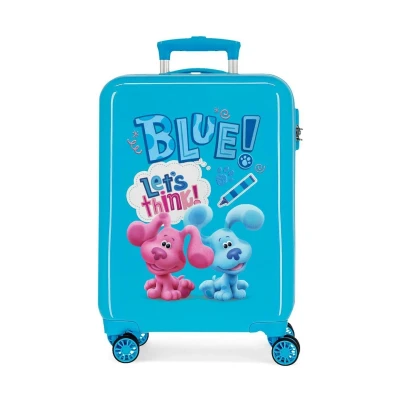 Afbeelding van Blue Clues ABS kinderkoffer 55cm 4W Lets Think