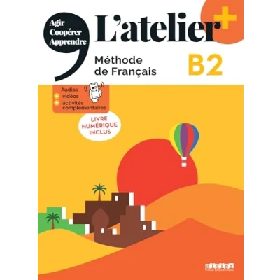 Afbeelding van L&#039;atelier + B2 livre numérique didierfle.app: Kursbuch mit didierfle.app und E Book