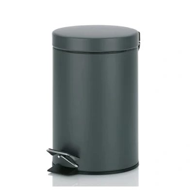 Afbeelding van Prullenbak Kela Monaco Pedaal 3L Dark Grey