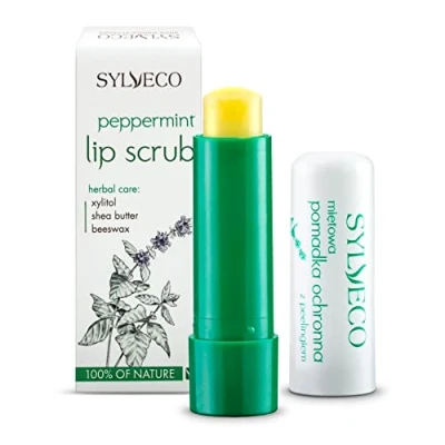 Afbeelding van SYLVECO Peeling Lip Care Pen met munt. Lippenbalsem voor vrouwen en mannen. Natuurlijke cosmetica maat 4,6g.