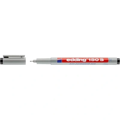 Afbeelding van Edding Foliestift 150 S non permanent pen 4 150001 Zwart