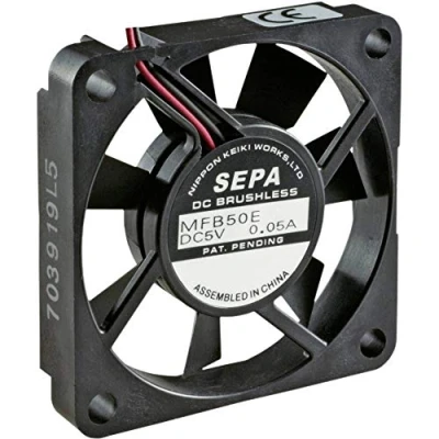 Afbeelding van SEPA MFB50E12A Axiaalventilator 12 V/DC 14.3 m3/h (l x b h) 50 10.2 mm