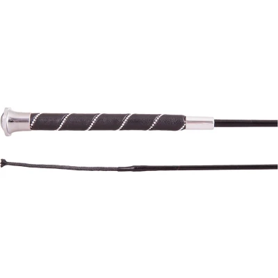 Afbeelding van BR Dressuurzweep Orion Zwart/Zilver 90cm