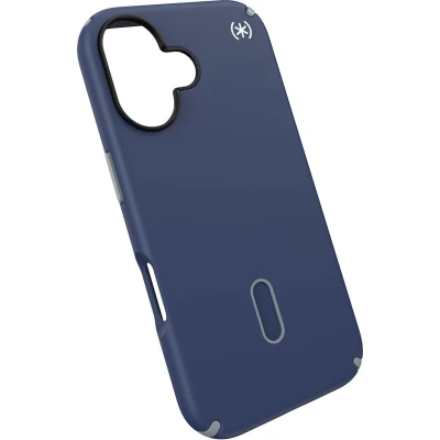 Afbeelding van Speck hoesje geschikt voor Apple iPhone 16 Slank Ultieme Bescherming Luxe Soft touch Afwerking Valbescherming gecertificeerd tot 4 meter Microban Antibacterieel Presidio2 Pro lijn Blauw